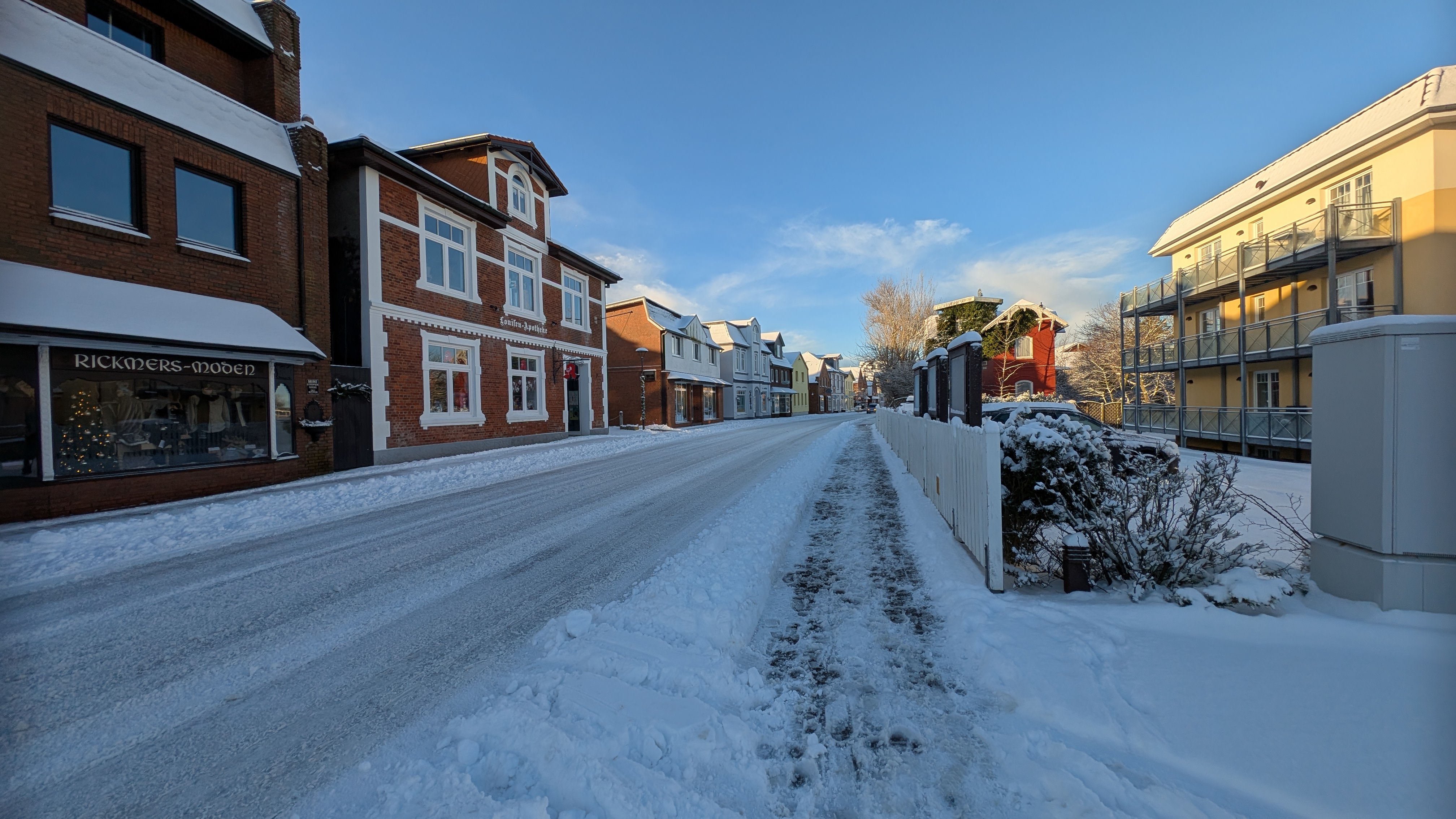 Inselstraße in Wittdün