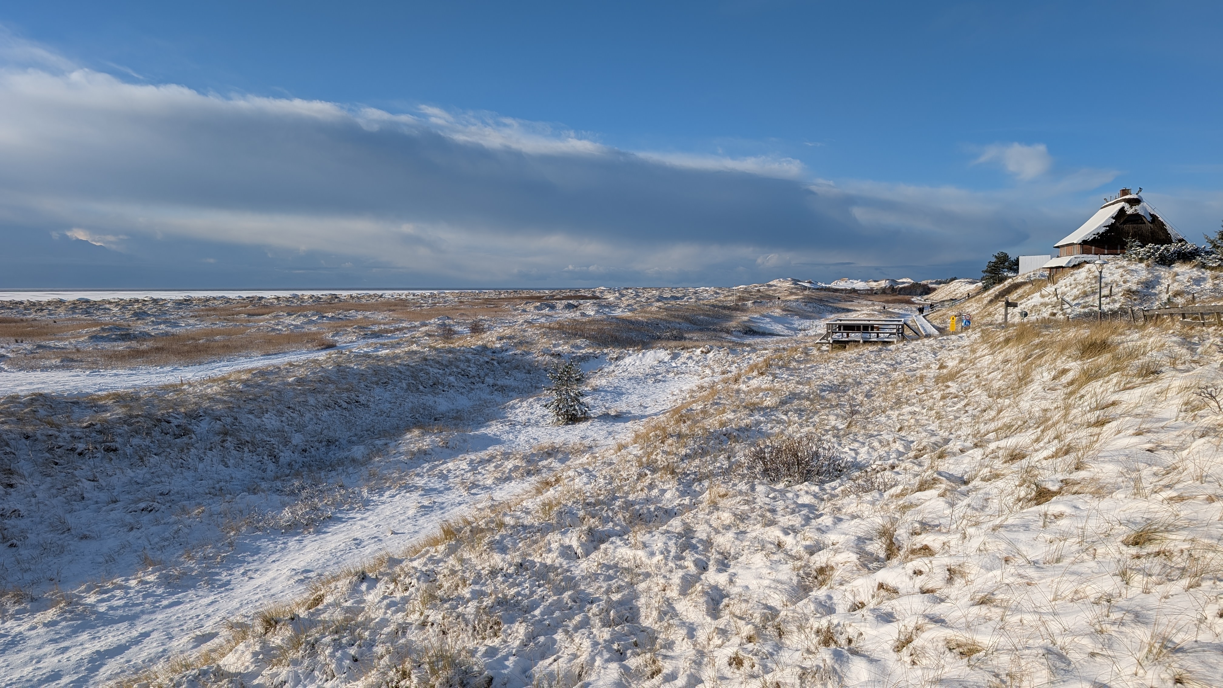 Blick auf den Kniepsand